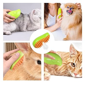 Cepillo de Vapor 3 en 1 para perros y gatos